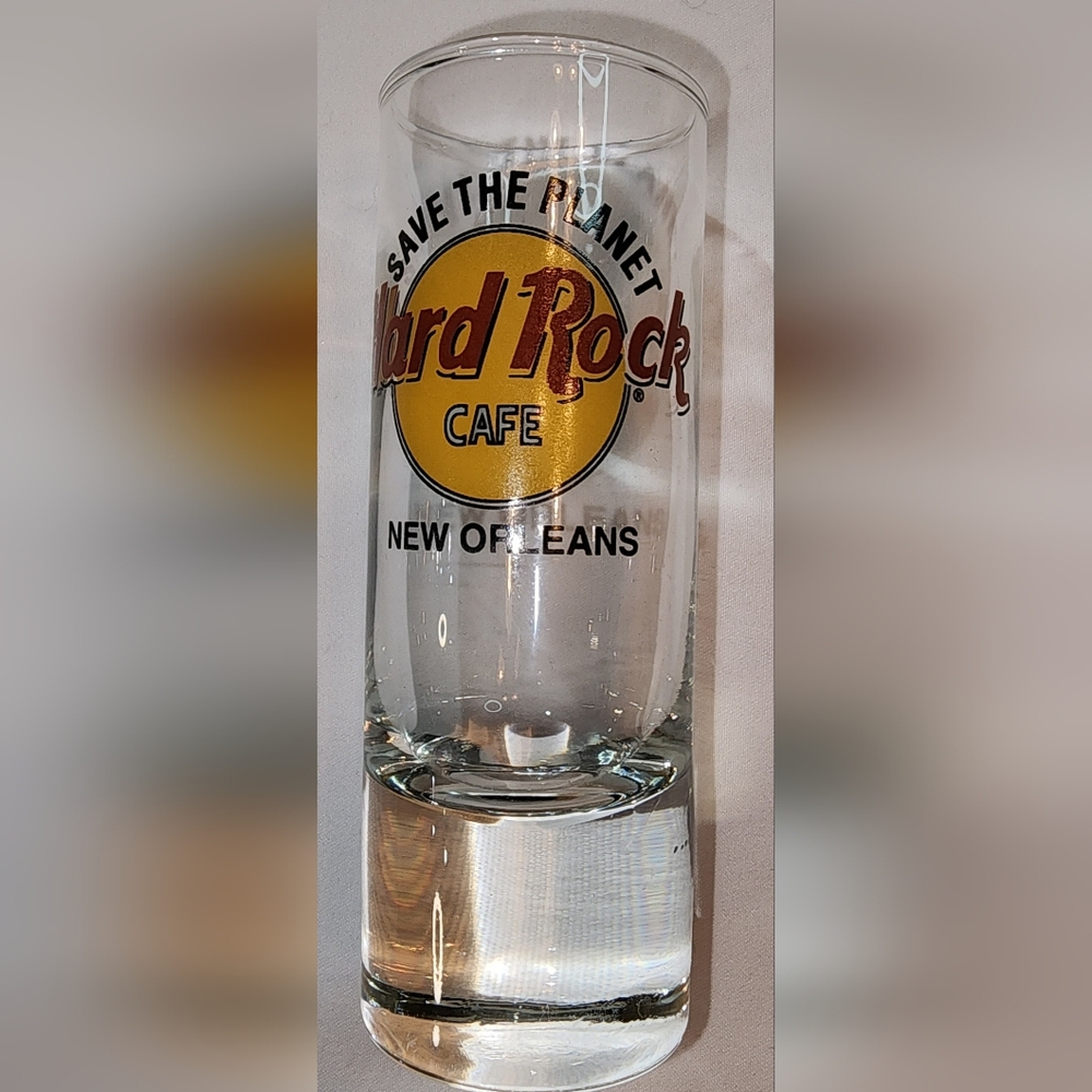 Hard Rock Cafe New Orleans And Los Vegas Shot Glasses